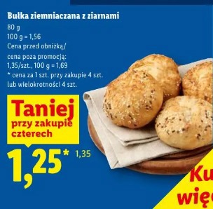 Bułka ziemniaczana z ziarnami