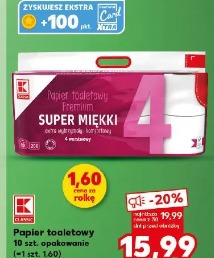 K-Classic papier toaletowy super miękki