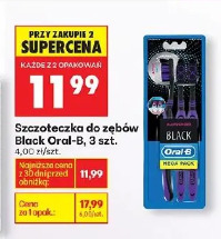 Black Oral-B szczoteczka do zębów