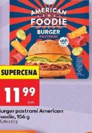 Burger pastrami American Foodie