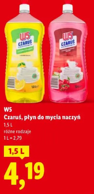 W5 Czaruś, płyn do mycia naczyń