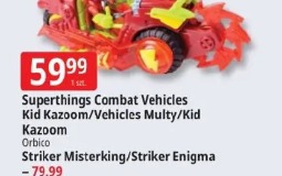 SuperThings Combat Vehicles Kid Kazoom/Vehicles Multy/Kid Kazoom Striker Misterking/Striker Enigma