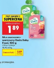 Mus owocowo-warzywny Dada Baby Food