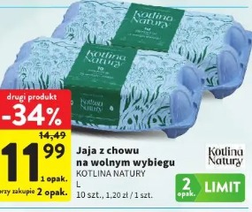 Jaja z chowu na wolnym wybiegu KOTLINA NATURY