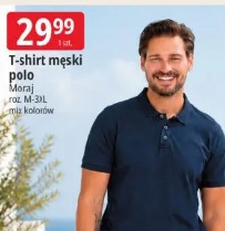 T-shirt męski polo Moraj