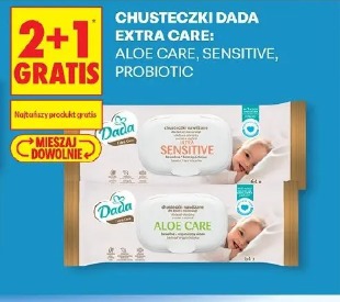 Chusteczki Dada Extra Care Sensitive, Probiotic, Aloe Care