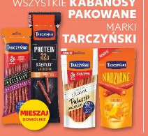 Wszystkie kabanosy pakowane marki Tarczyński