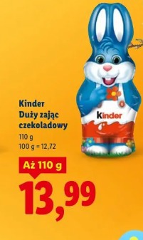 Kinder Duży zając czekoladowy