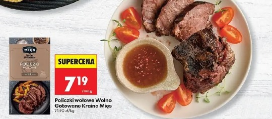 Policzki wołowe Wolno Gotowane Kraina Mięs