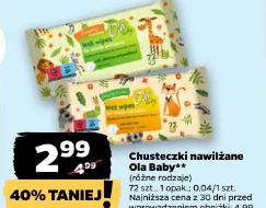 Chusteczki nawilżane Ola Baby