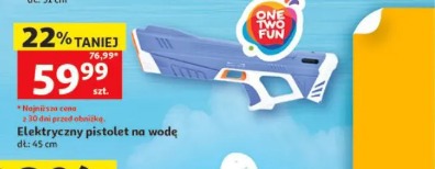 Elektryczny pistolet na wodę ONE TWO FUN