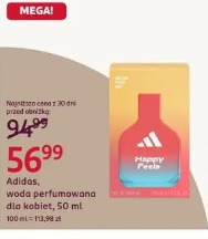 Adidas, woda perfumowana dla kobiet, 50 ml