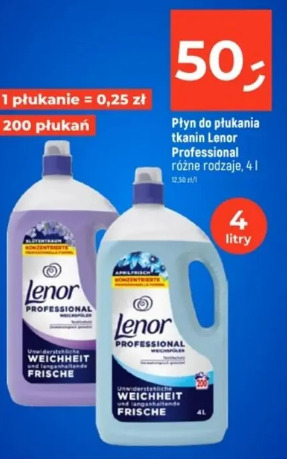 Lenor Professional płyn do płukania tkanin różne rodzaje