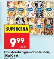 Chusteczki higieniczne Queen, 30x10 szt.