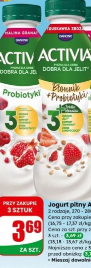 Jogurt pitny Activia