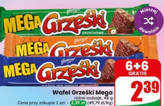 Wafel Grześki Mega