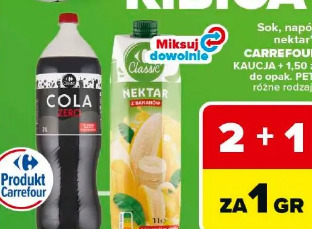 Carrefour sok, napój, nektar