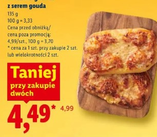 Pinsa margherita z serem gouda