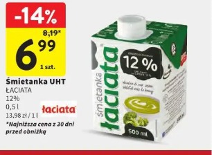 Śmietanka UHT Łaciata 12%