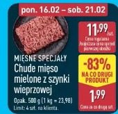 Chude mięso mielone z szynki wieprzowej