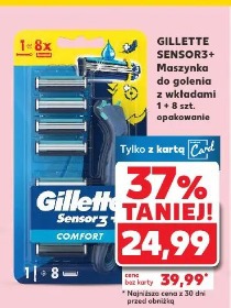 Gillette Sensor3+ Maszynka do golenia z wkładami 1 + 8 szt.