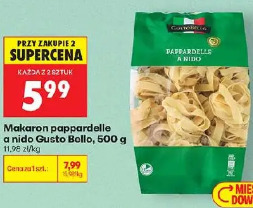 Makaron pappardelle a nido Gusto Bello
