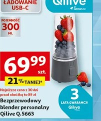 Bezprzewodowy blender personalny Qilive Q.5663