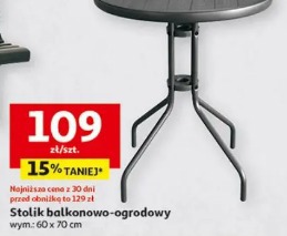Stolik balkonowo-ogrodowy
