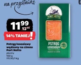 Pstrąg łososiowy wędzony na zimno Port Netto