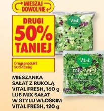 Mieszanka sałat z rukolą Vital Fresh lub mix sałat w stylu włoskim Vital Fresh