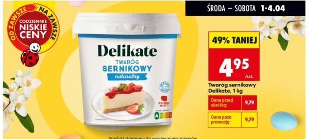 Twaróg sernikowy Delikate