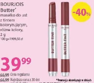 Bourjois Butter* masełko do ust z tintą koloryzującym, różne kolory
