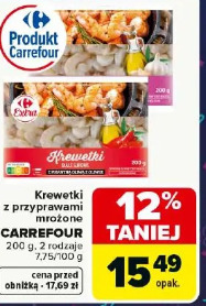 Krewetki z przyprawami mrożone CARREFOUR