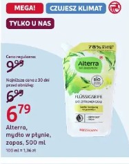 Alterra, mydło w płynie, zapas, 500 ml