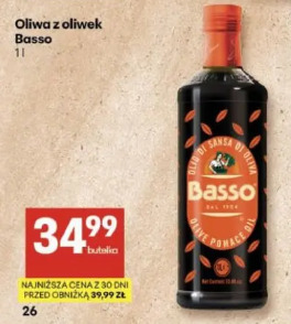 Oliwa z oliwek Basso
