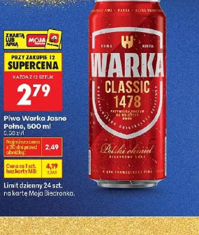 Warka Jasne Pełne