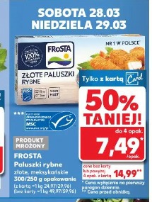 Frosta Paluszki rybne złote, meksykańskie