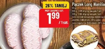 Pączek Long Wanilia