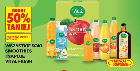 Wszystkie soki, smoothies i napoje Vital Fresh