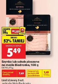 Szynka lub schab pieczone na maśle Biedronka