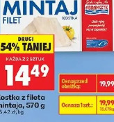 Kostka z fileta mintaja