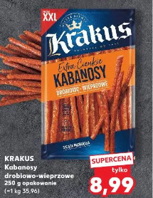 Krakus Kabanosy drobiowo-wieprzowe