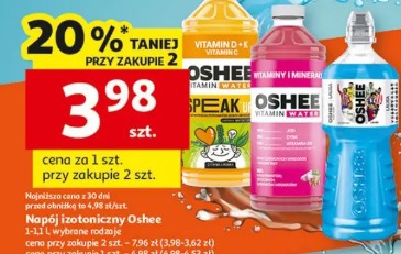 Napój izotoniczny Oshee