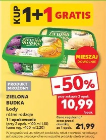 Zielona Budka Lody różne rodzaje