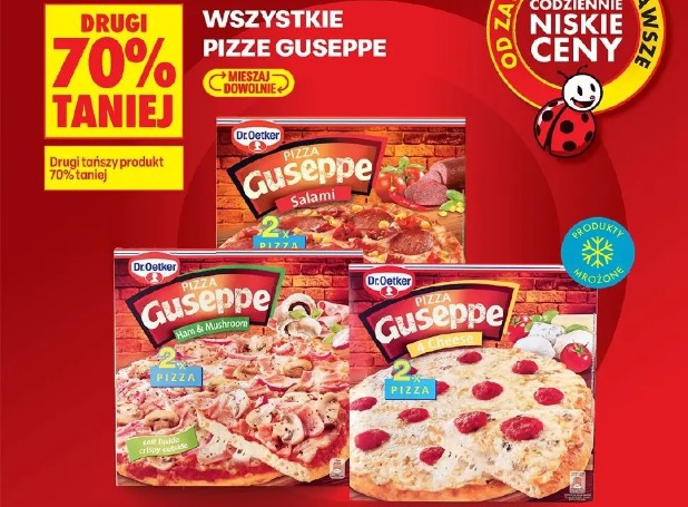 Wszystkie pizze Guseppe