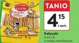 O La La! paluszki o smaku waniliowym