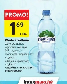 Woda źródlana Żywiec Zdrój