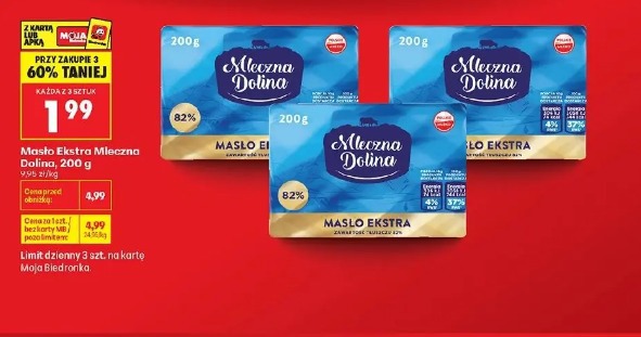 Masło Ekstra Mleczna Dolina