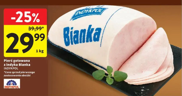 Pierś gotowana z indyka Bianka INDYKPOL