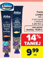 Pasta LISNER z tuńczyka, z łososiem